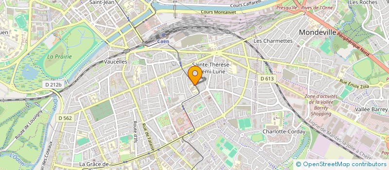 localisation de l'entreprise MADAME SOLANGE MENU à CAEN