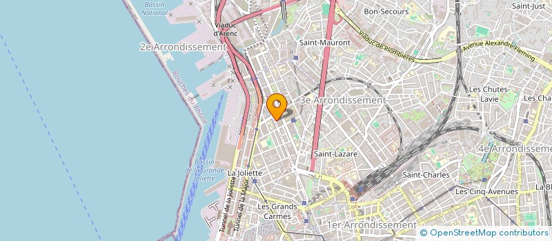 localisation de l'entreprise MADAME SOLANGE MILLIERE à MARSEILLE