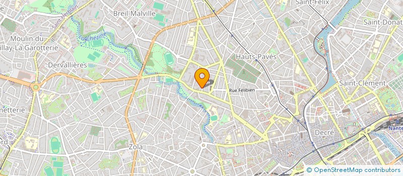 localisation de l'entreprise MADAME SOLANGE MOREAU à NANTES