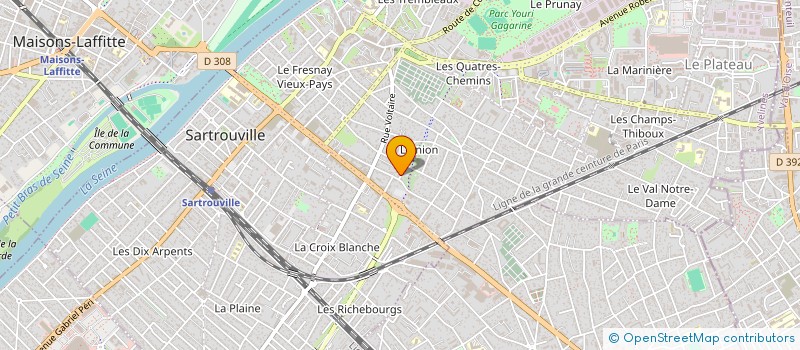 localisation de l'entreprise MADAME SOLANGE N'GOUABE à SARTROUVILLE