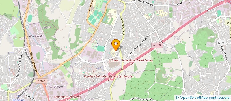 localisation de l'entreprise MADAME SOLANGE NOBLET à SAINT-GENIS-LAVAL
