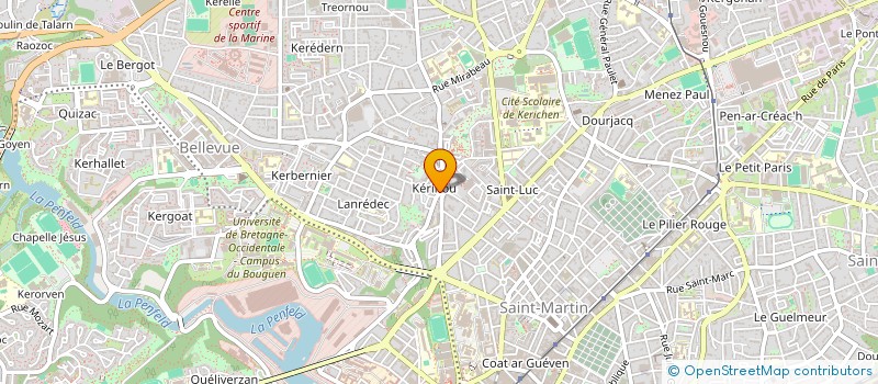 localisation de l'entreprise MADAME SOLANGE NOUEL à BREST
