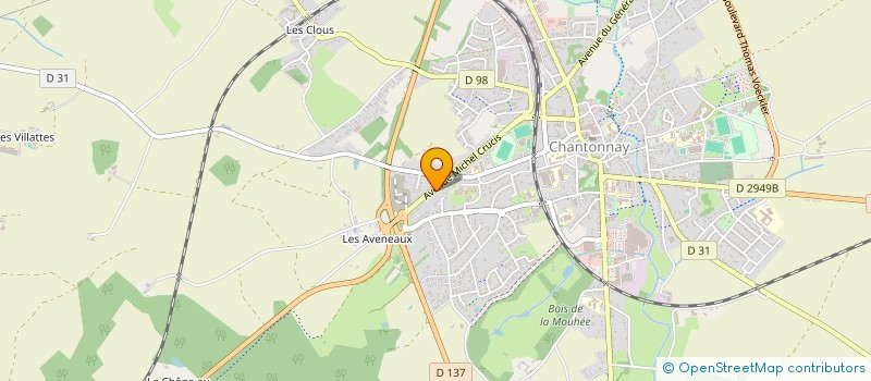 localisation de l'entreprise MADAME SOLANGE NOUKEU  CHANTONNAY