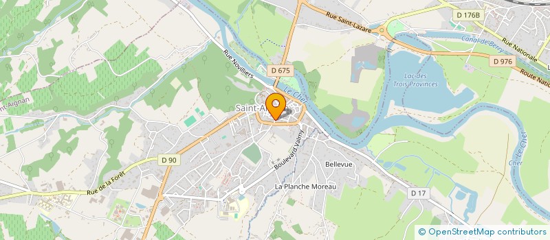 localisation de l'entreprise MADAME SOLANGE NYARI  SAINT-AIGNAN