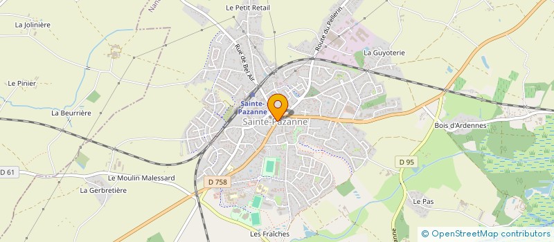 localisation de l'entreprise MADAME SOLANGE OLIVEIRA DA SILVA à SAINTE-PAZANNE