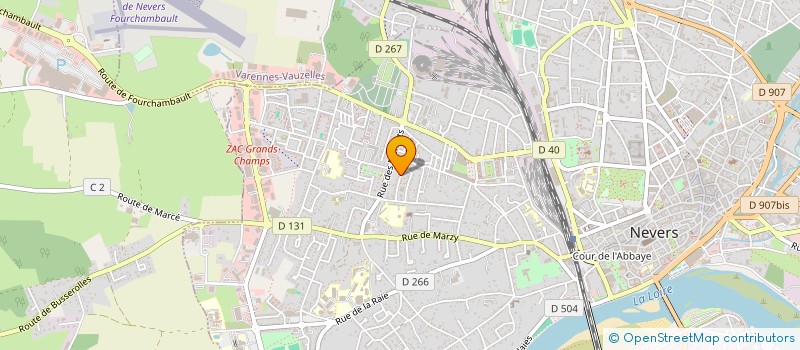 localisation de l'entreprise MADAME SOLANGE OLIVEIRA DE FARIA à NEVERS