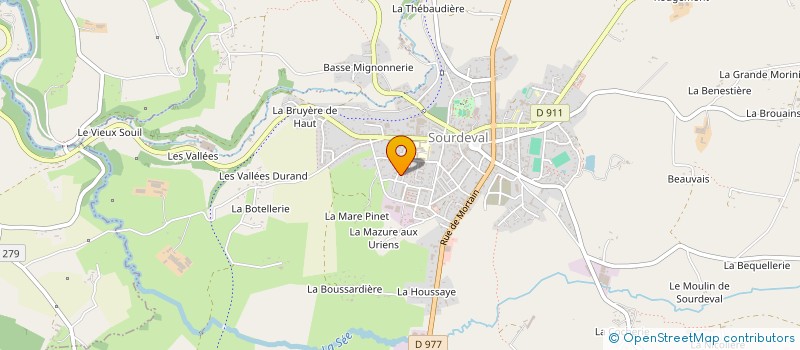 localisation de l'entreprise MADAME SOLANGE ORVAIN à SOURDEVAL