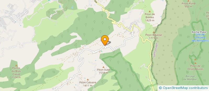 localisation de l'entreprise MADAME SOLANGE PAYET  LE TAMPON