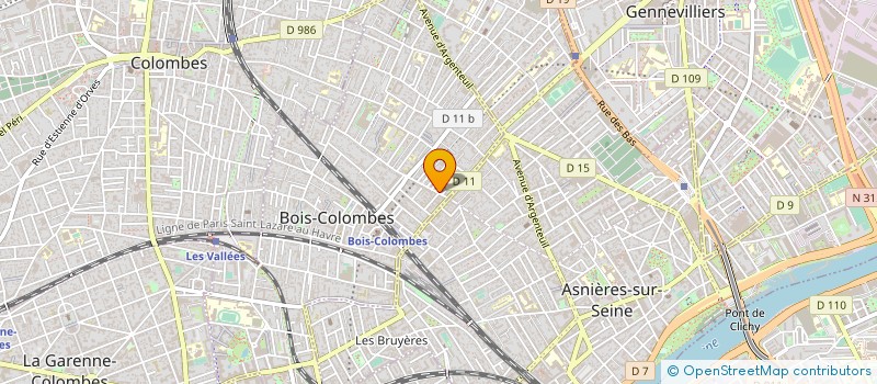 localisation de l'entreprise MADAME SOLANGE PELLERIN à BOIS-COLOMBES