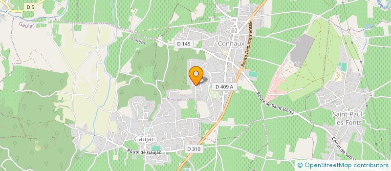 localisation de l'entreprise MADAME SOLANGE PESENTI  CONNAUX