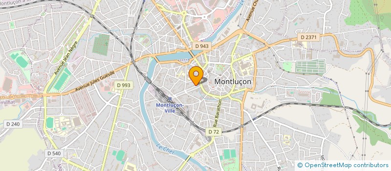 localisation de l'entreprise MADAME SOLANGE PETIT à MONTLUCON
