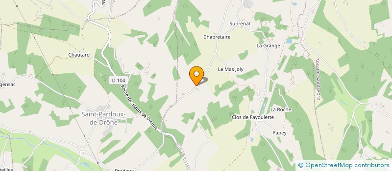 localisation de l'entreprise MADAME SOLANGE PETRIOL à DOUCHAPT