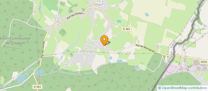 localisation de l'entreprise MADAME SOLANGE PIERRE  OHAIN