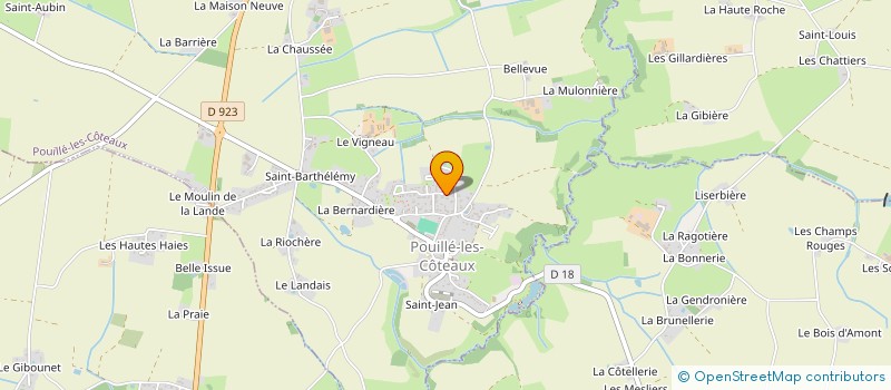 localisation de l'entreprise MADAME SOLANGE PINEAU  MESANGER