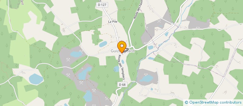 localisation de l'entreprise MADAME SOLANGE POTET  GUIZENGEARD