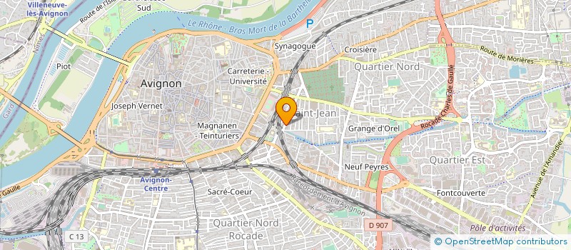 localisation de l'entreprise MADAME SOLANGE REBATEL  AVIGNON