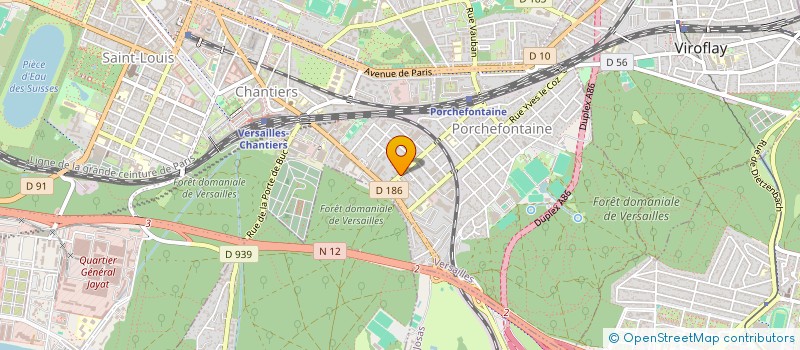 localisation de l'entreprise MADAME SOLANGE RICHARD à VERSAILLES