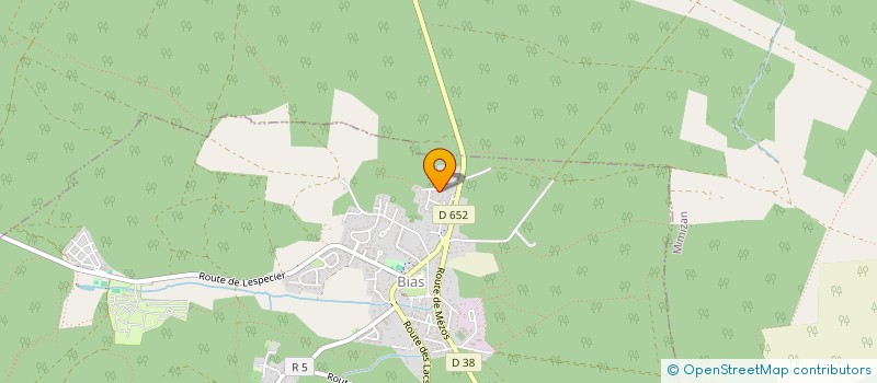 localisation de l'entreprise MADAME SOLANGE ROBERT  BIAS