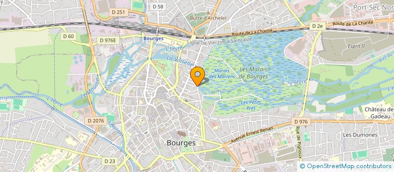 localisation de l'entreprise MADAME SOLANGE ROBLIN  BOURGES