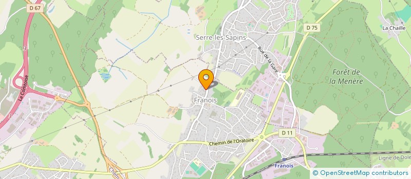 localisation de l'entreprise MADAME SOLANGE ROGNON  FRANOIS