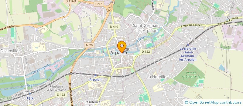 localisation de l'entreprise MADAME SOLANGE ROSA PALMINHA  MONTLHERY