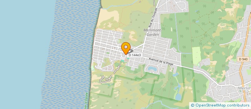 localisation de l'entreprise MADAME SOLANGE ROSE  MERLIMONT