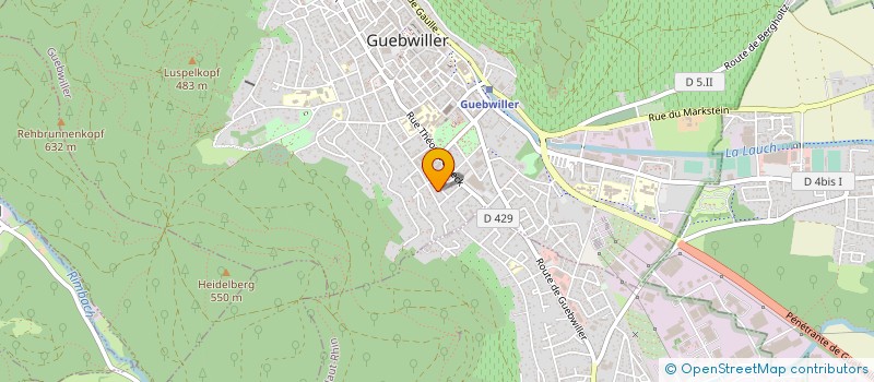 localisation de l'entreprise MADAME SOLANGE ROTH  GUEBWILLER