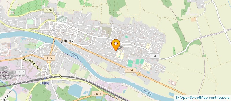 localisation de l'entreprise MADAME SOLANGE ROUSSEAU à JOIGNY