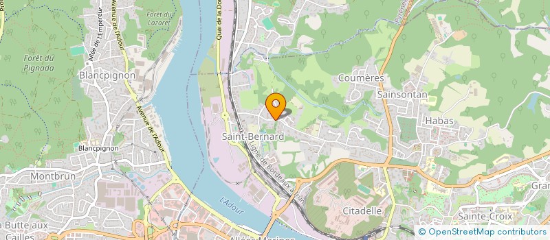 localisation de l'entreprise MADAME SOLANGE ROUX à BAYONNE