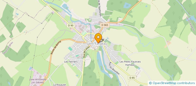 localisation de l'entreprise MADAME SOLANGE SABATIER à RONCHERES