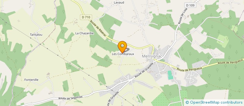 localisation de l'entreprise MADAME SOLANGE SIMONET  GRAND-BRASSAC