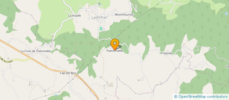 localisation de l'entreprise MADAME SOLANGE SIQUIER à LADINHAC