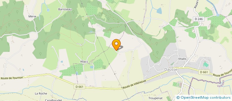 localisation de l'entreprise MADAME SOLANGE SOUQUET  TREMONS