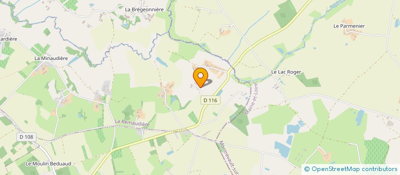 localisation de l'entreprise MADAME SOLANGE TERRIEN  LA REMAUDIERE