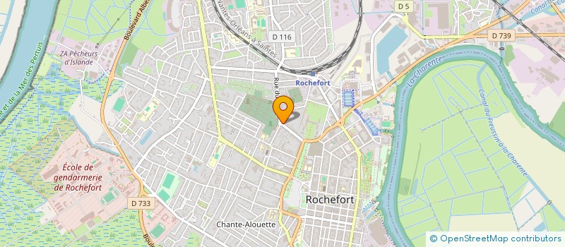 localisation de l'entreprise MADAME SOLANGE THOUVENOT  ROCHEFORT