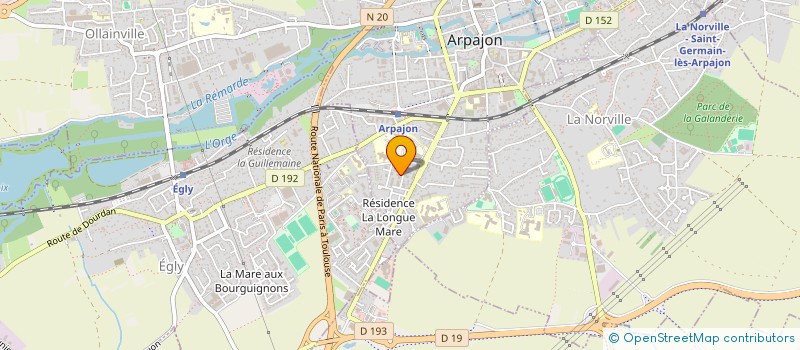 localisation de l'entreprise MADAME SOLANGE TONTSA à ARPAJON