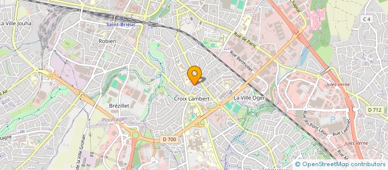localisation de l'entreprise MADAME SOLANGE TOQUET à SAINT-BRIEUC