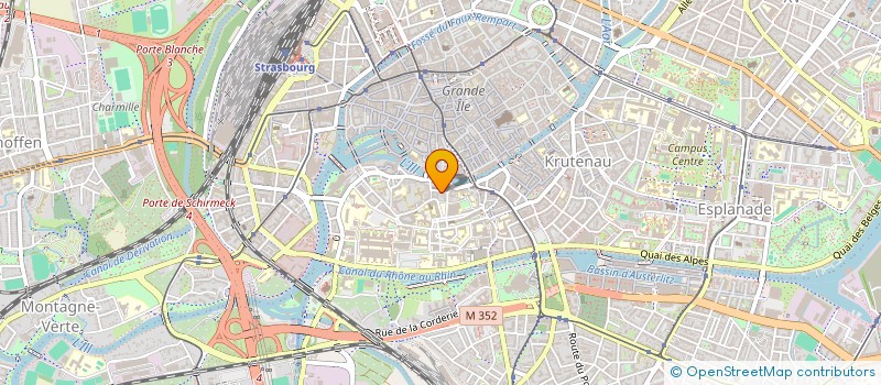 localisation de l'entreprise MADAME SOLANGE TOUSSAINT à STRASBOURG