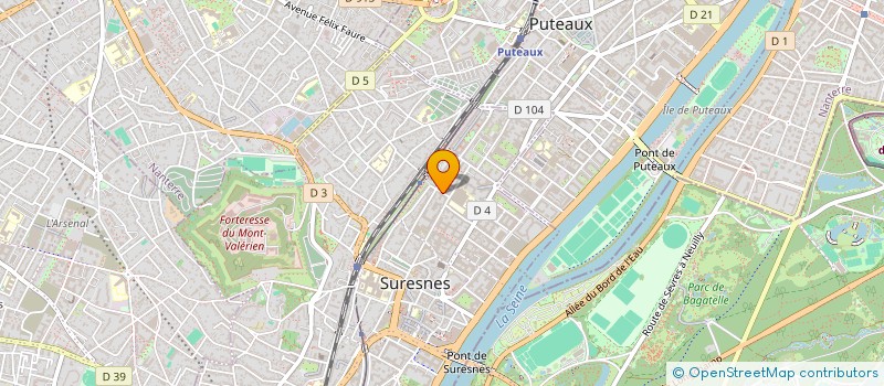 localisation de l'entreprise MADAME SOLANGE URAQUE  SAINT-GERMAIN-EN-LAYE