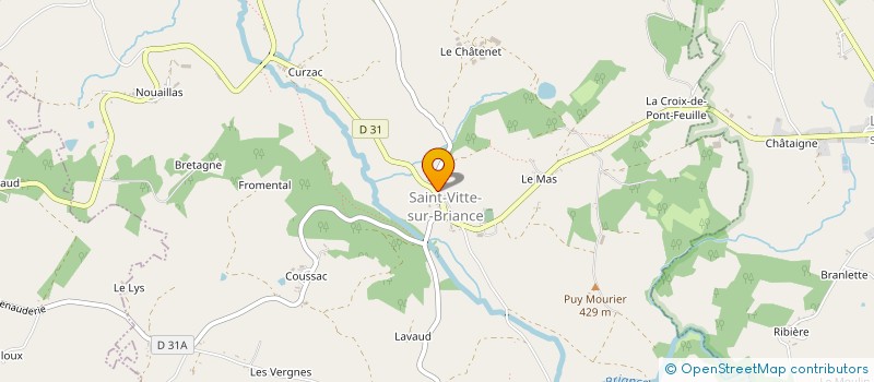 localisation de l'entreprise MADAME SOLANGE VALADAS à SAINT-VITTE-SUR-BRIANCE