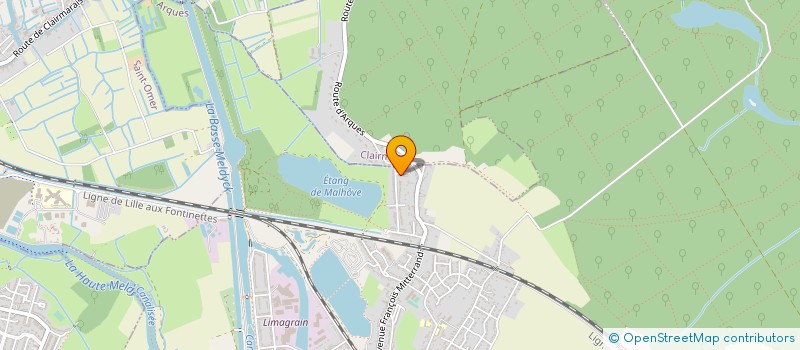 localisation de l'entreprise MADAME SOLANGE VAN CAPPELLEN  ARQUES