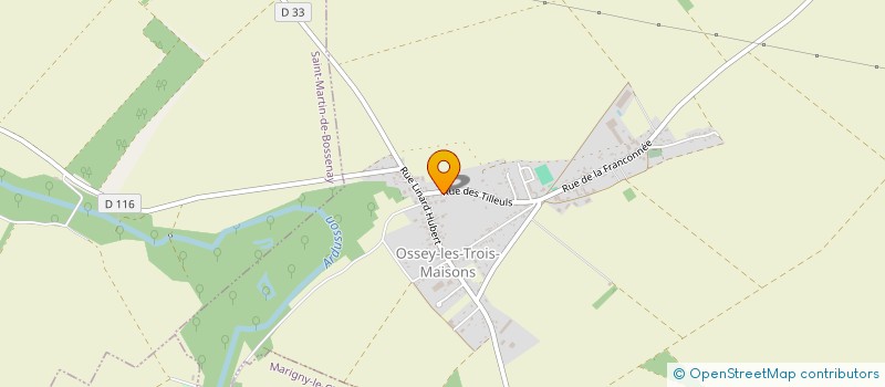 localisation de l'entreprise MADAME SOLANGE VARLET  OSSEY-LES-TROIS-MAISONS