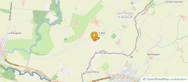 localisation de l'entreprise MADAME SOLANGE VAULOUP à SAINT-OUEN-LE-BRISOULT