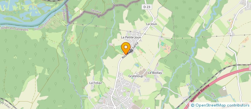 localisation de l'entreprise MADAME SOLANGE VINCENT  VALLEIRY