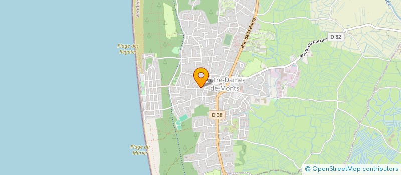 localisation de l'entreprise MADAME SOLANGE VITORIA  NOTRE-DAME-DE-MONTS