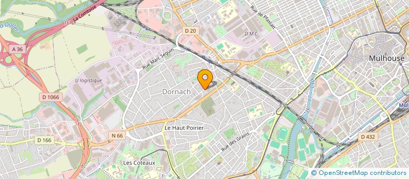 localisation de l'entreprise MADAME SOLANGE WINKELMULLER à MULHOUSE
