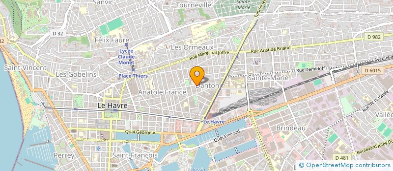 localisation de l'entreprise MADAME SOLANGE ZABSONRE  LE HAVRE