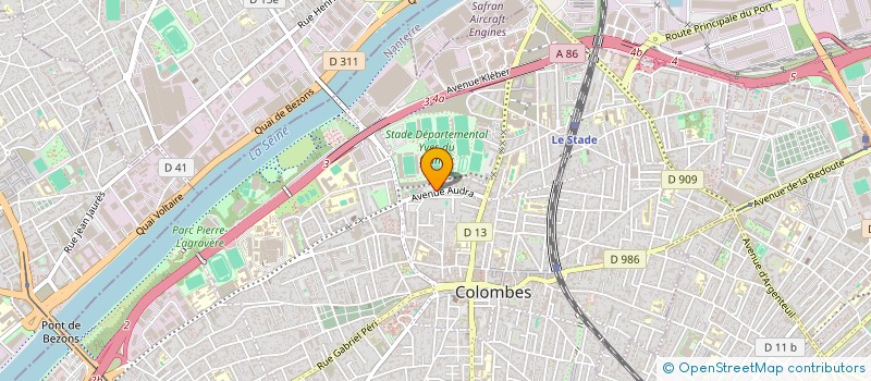 localisation de l'entreprise MADAME SOLANGE ZIEGELMEYER  COLOMBES