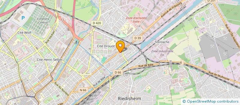 localisation de l'entreprise MADAME SOLEAKHENA LAK  RIEDISHEIM