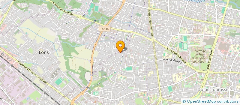 localisation de l'entreprise MADAME SOLEDAD ARBEILLE à LONS